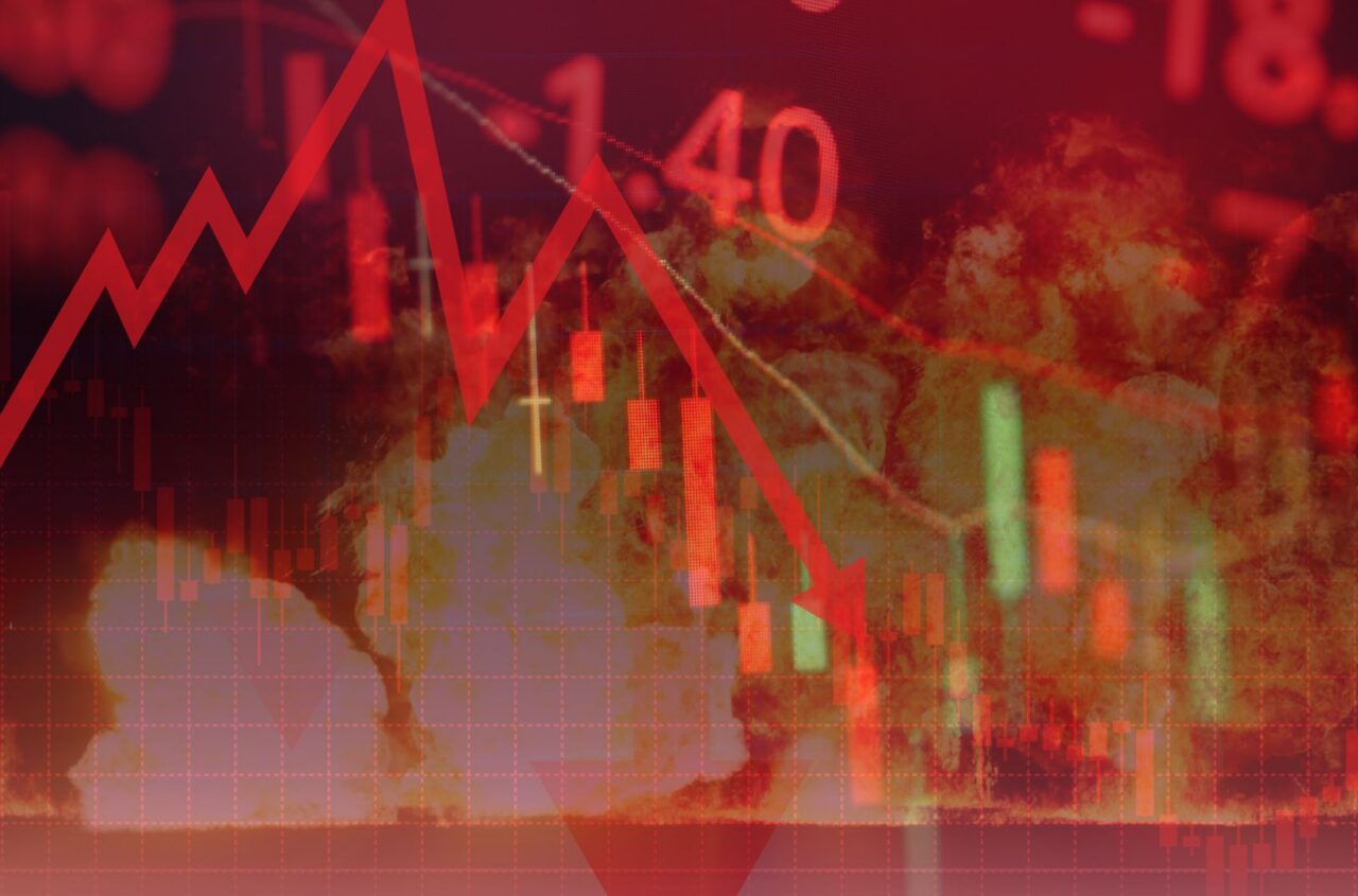 Stock market explosion crash rocket spacex